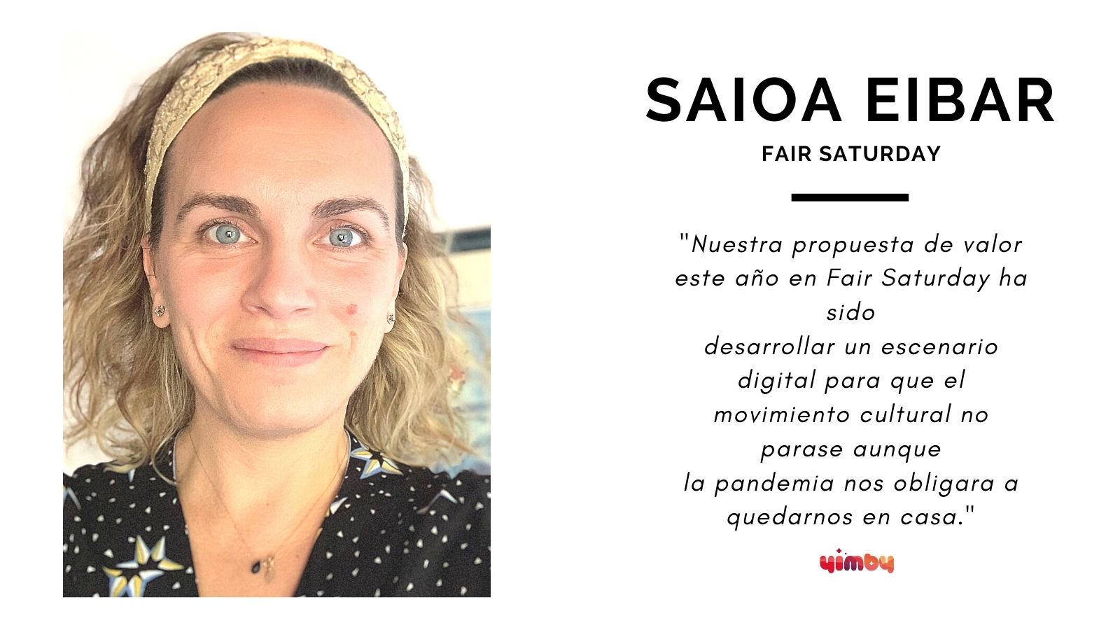 Entrevista a Saioa Eibar de la Fundación Fair Saturday