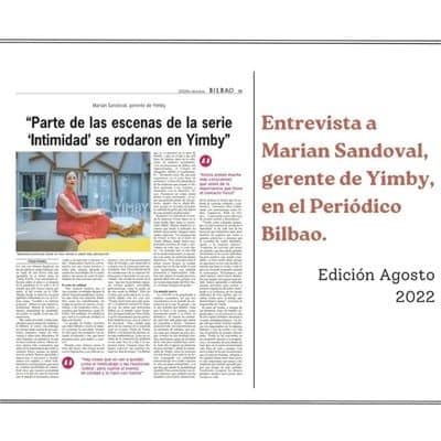 Entrevista Periódico Bilbao a Marian Sandoval gerente de Yimby